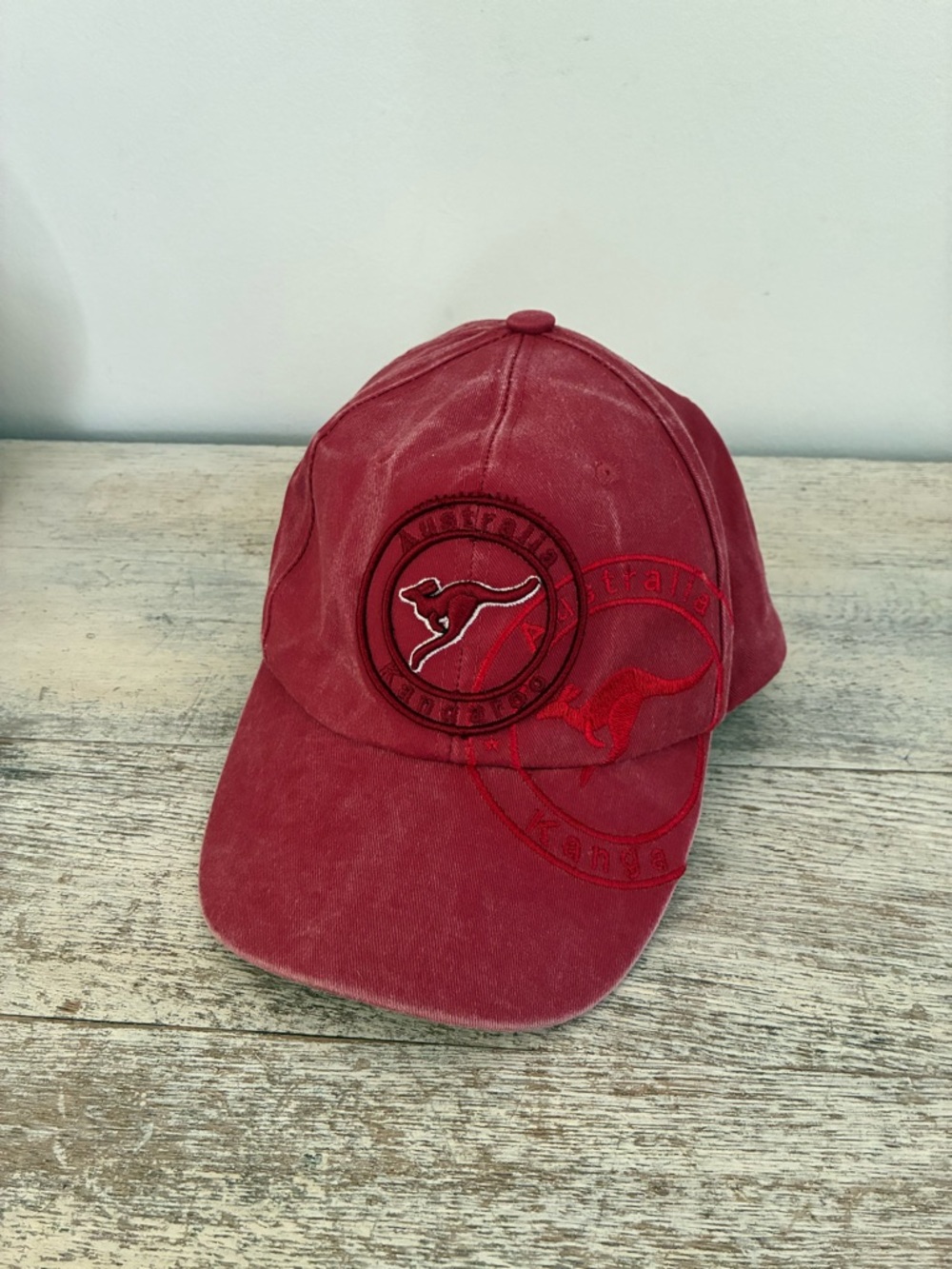 Australia Stamp Red Baseball Cap New with Tags